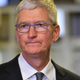 Apple CEO Tim Cook makes his settlement face.